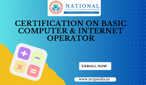 Certification On Basic Computer & Internet Operator
